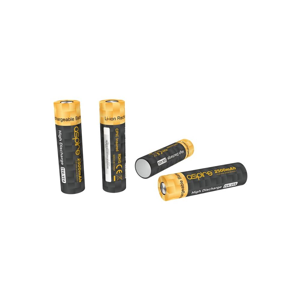 18650 Battery 2500mAh Aspire