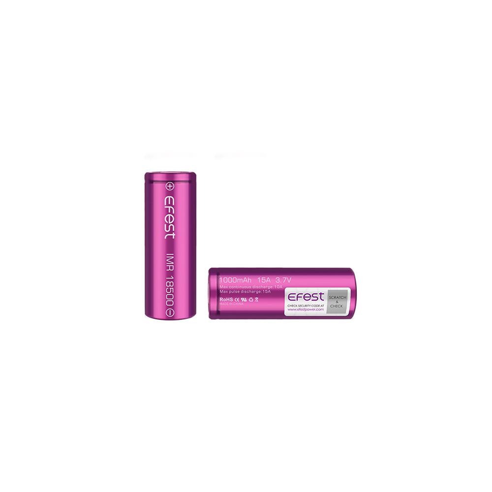 Efest purple 18500 1000mah, 15A